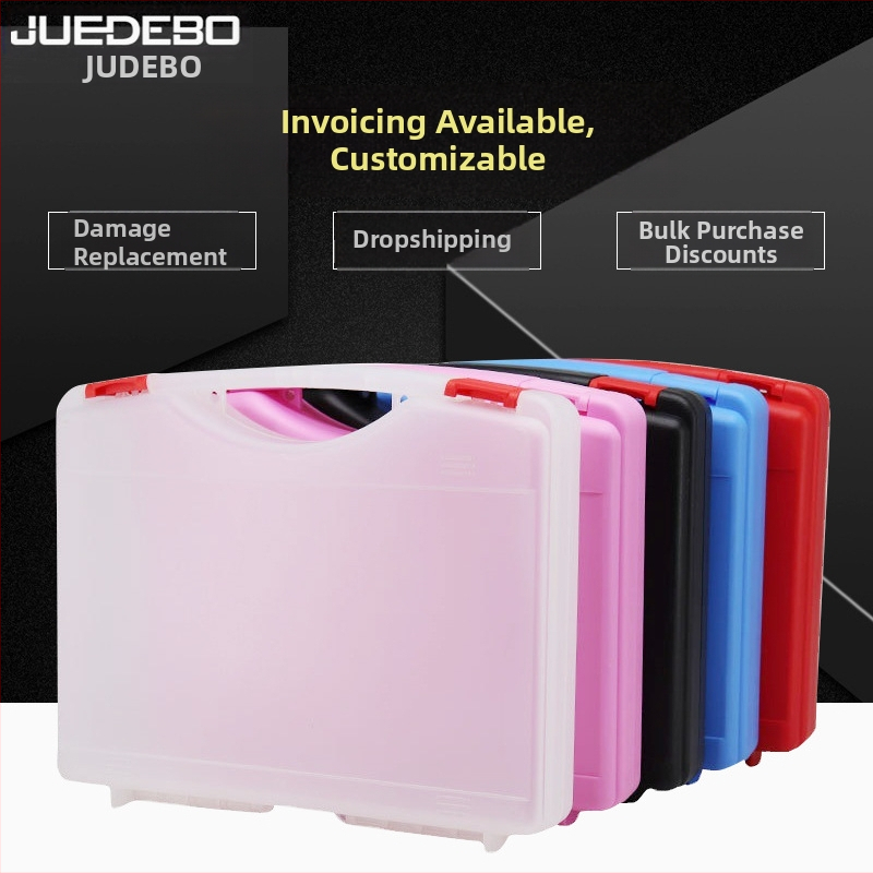 Cutie de instrumente portabilă din plastic PP, organizator impermeabil pentru piese și accesorii, compatibil cu cutie de depozitare pentru burete