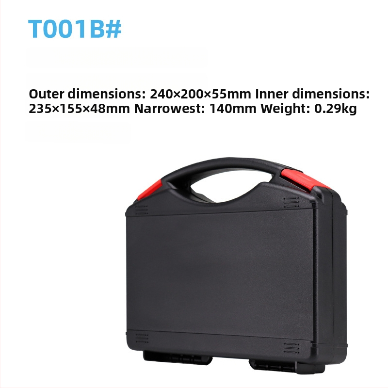Cutie de instrumente portabilă din plastic PP, organizator impermeabil pentru piese și accesorii, compatibil cu cutie de depozitare pentru burete