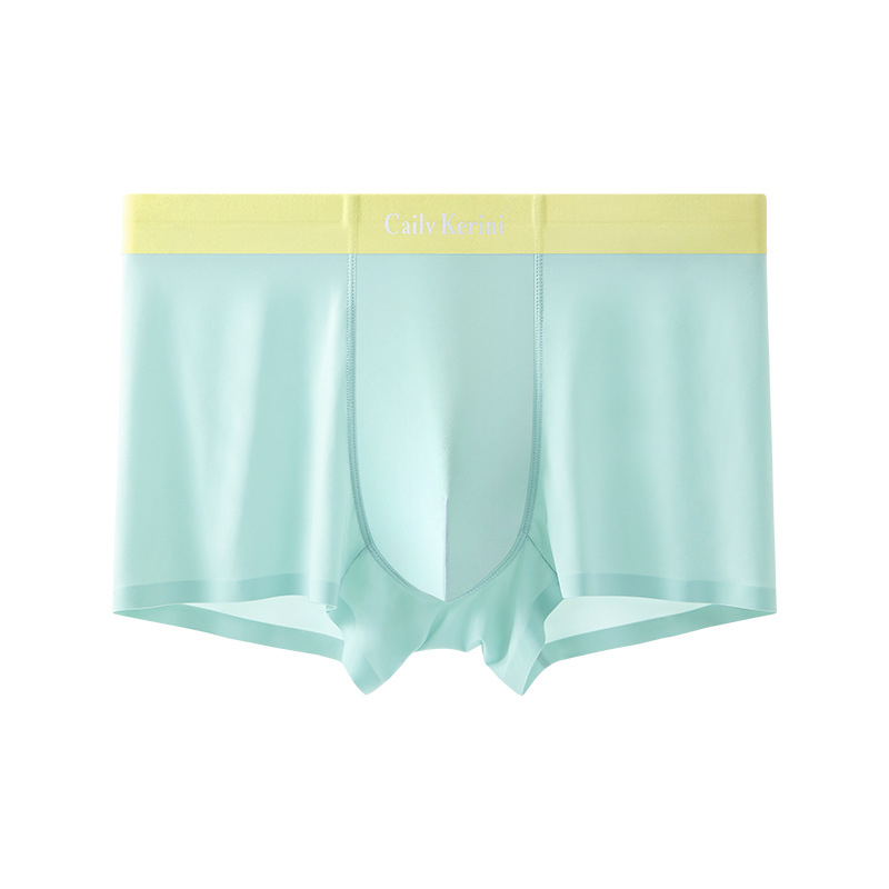 Muške gaćice od ledene svile, lagane i prozračne mrežaste tkanine, bezšivne, antibakterijske, za ljeto