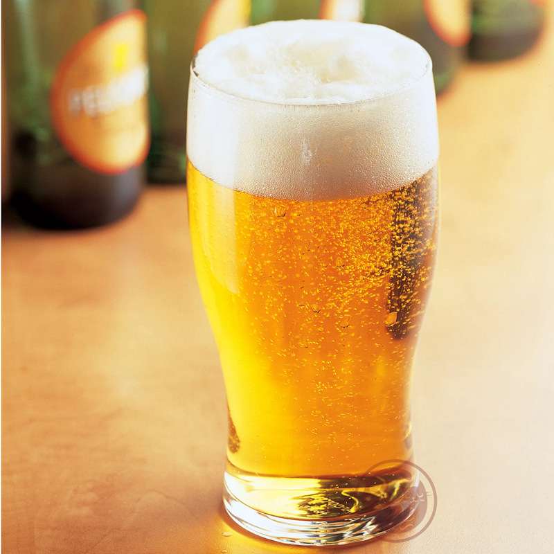 Pahar de bere cu logo imprimat, cristal, capacitate 401–500 ml, pentru bere craft, pahar britanic pint, pahar german de bere neagră.