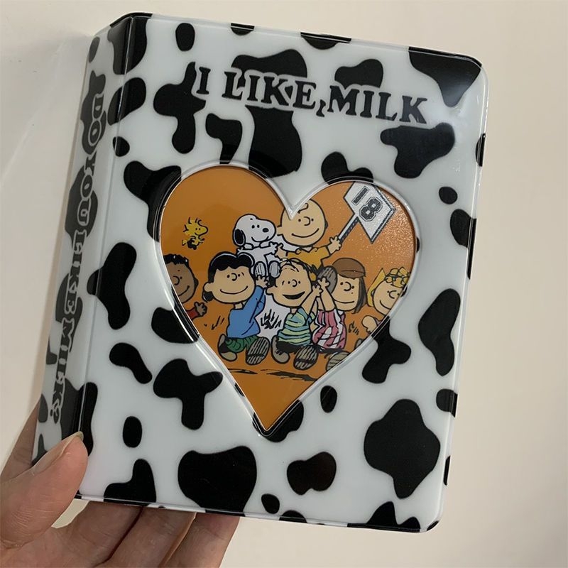 Mini album Polaroid de 3 inch, în formă de inimă, pentru fotografii de fani și carduri mici