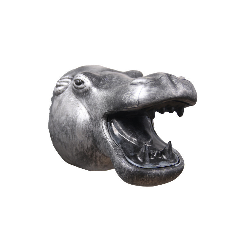 Deschizător de sticle cu cap de animal — tigru și hipopotam, magnet pentru frigider