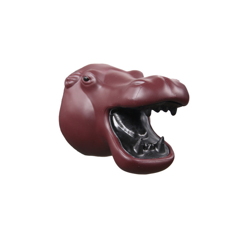 Deschizător de sticle cu cap de animal — tigru și hipopotam, magnet pentru frigider