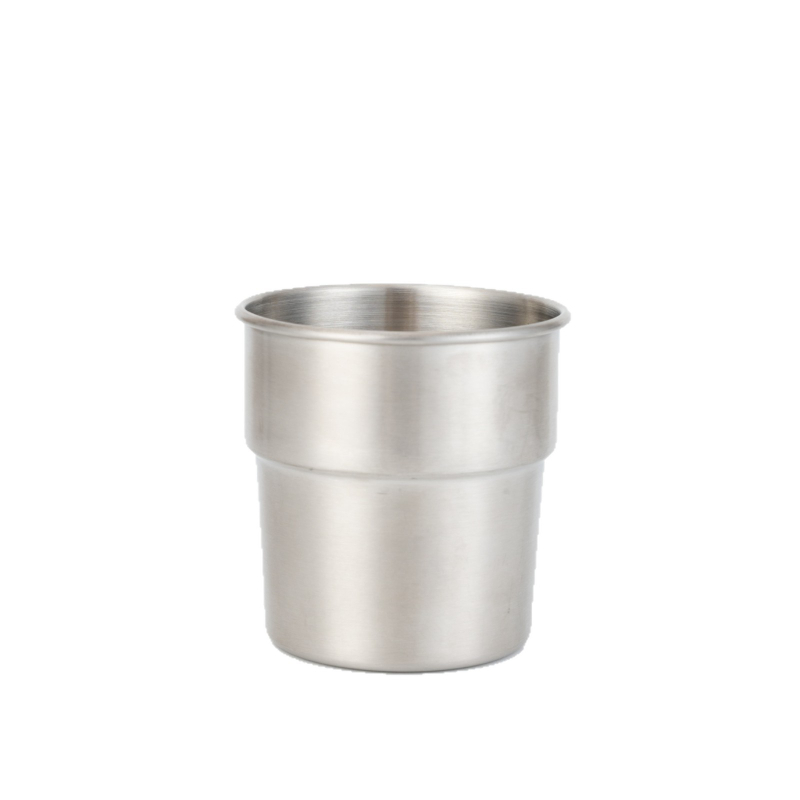 Pahar de bere din oțel inoxidabil 304, design cu două straturi, finisaj periat, 500 ml