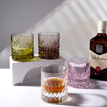 Pahar de whisky în stil european, cristal K9, pahar elegant pentru uz casnic