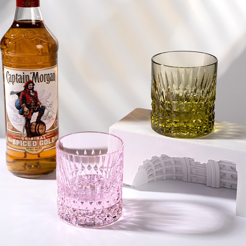 Pahar de whisky în stil european, cristal K9, pahar elegant pentru uz casnic