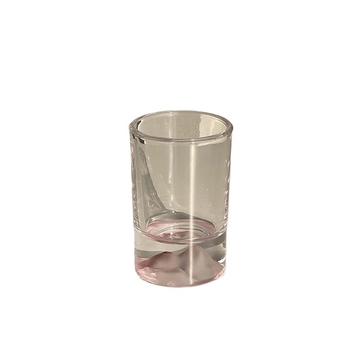 Pahar din sticlă Pink Mountain, 100 ml, bar de acasă premium