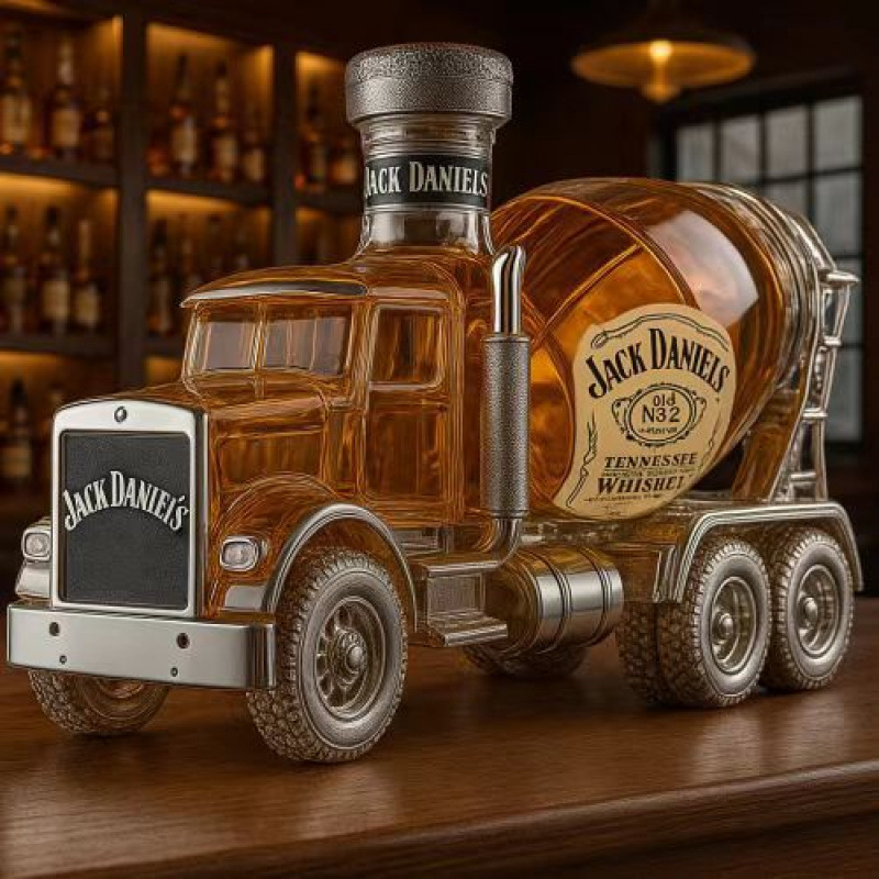 Sticlă de decantare din sticlă pentru whisky și vodcă, goală, 301–400 ml, design modern