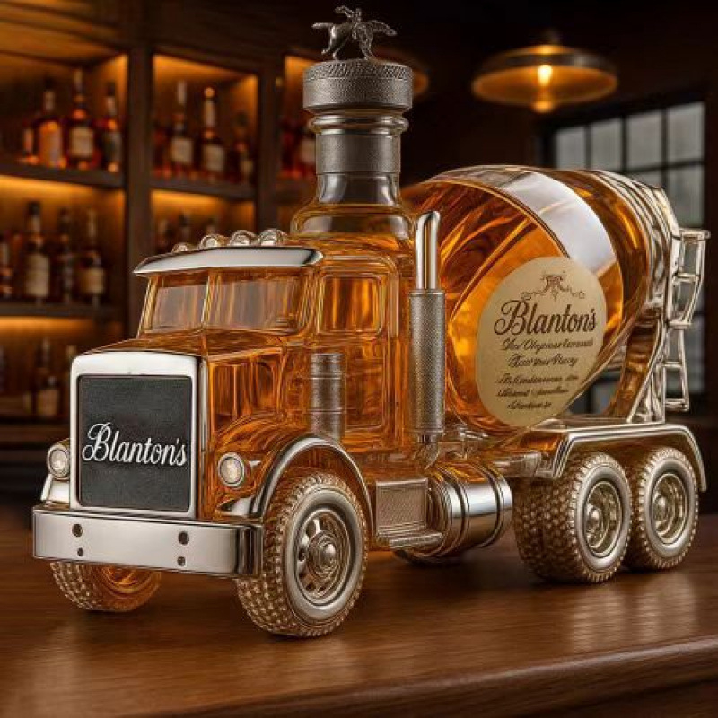 Sticlă de decantare din sticlă pentru whisky și vodcă, goală, 301–400 ml, design modern