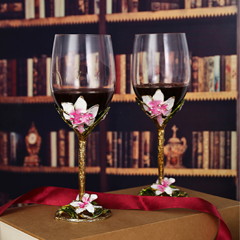 Pahar de vin roșu din sticlă de cristal, picior înalt, ediție de lux, ustensile de vin premium pentru uz casnic