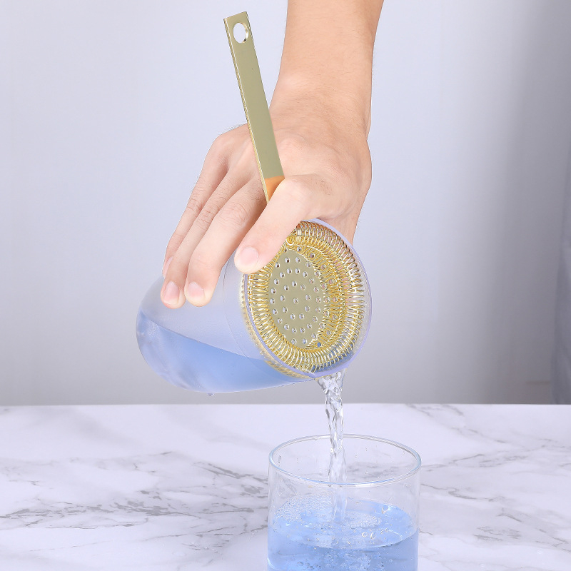 Strainer pentru gheață din oțel inoxidabil, pentru cocktailuri, destinat barului și amestecării