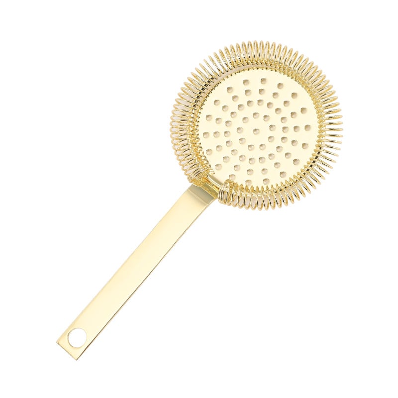 Strainer pentru gheață din oțel inoxidabil, pentru cocktailuri, destinat barului și amestecării