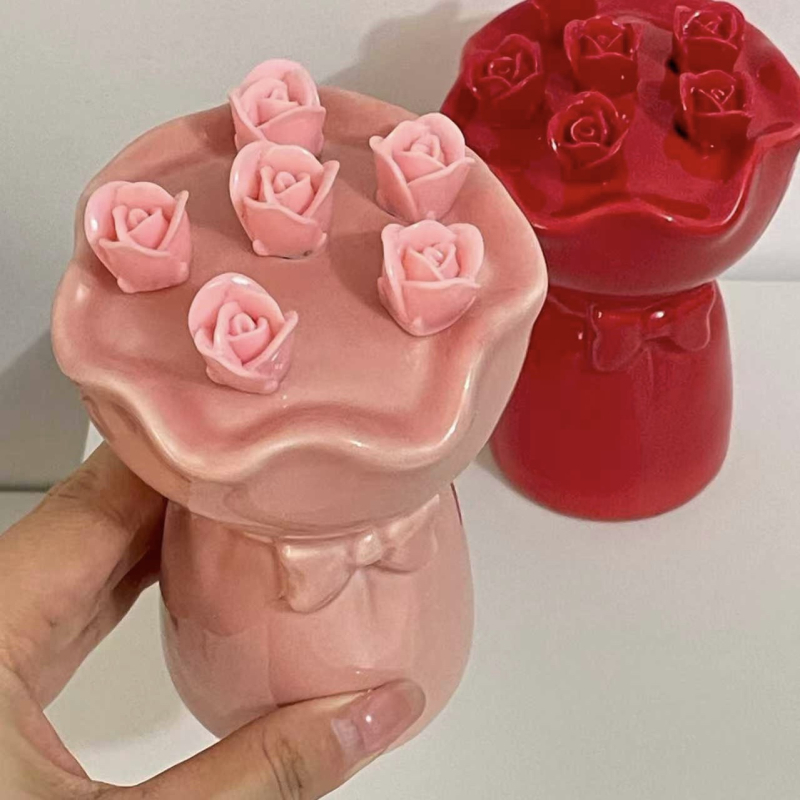 Set de furculițe din ceramică pentru fructe, pentru uz casnic, stil Nordic, cutie cadou portabilă pentru ceaiul de după-amiază