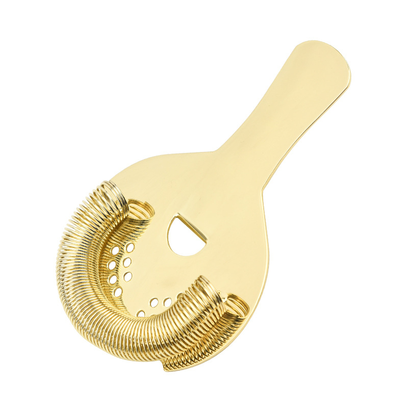Filtru de gheață semicircular din oțel inoxidabil 304, culoare roz-auriu, pentru cocktailuri