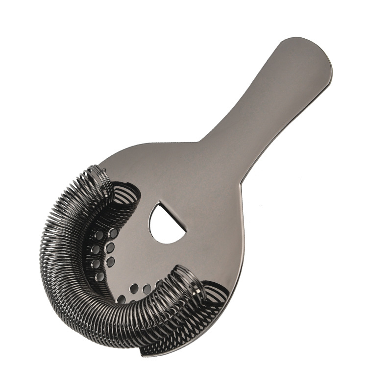 Filtru de gheață semicircular din oțel inoxidabil 304, culoare roz-auriu, pentru cocktailuri