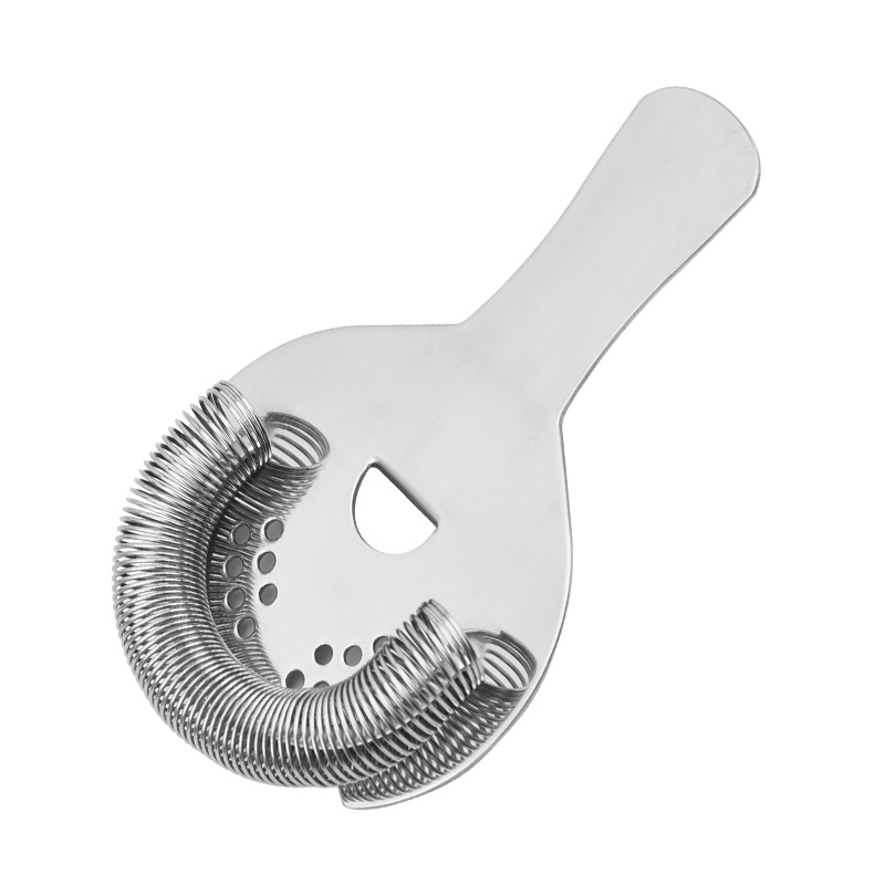 Filtru de gheață semicircular din oțel inoxidabil 304, culoare roz-auriu, pentru cocktailuri