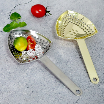Filtru triunghiular pentru gheață din oțel inoxidabil 304, pentru bar și cocktailuri