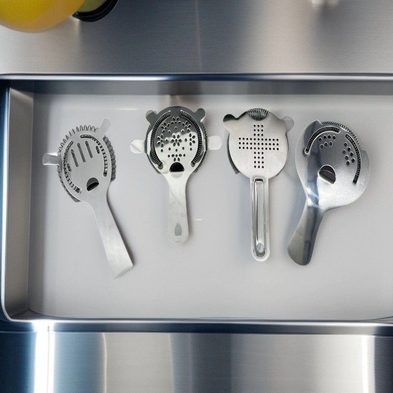 Filtru din oțel inoxidabil pentru bar, strecurător de gheață și separator de gheață – Unelte pentru cocktailuri și accesorii de vin