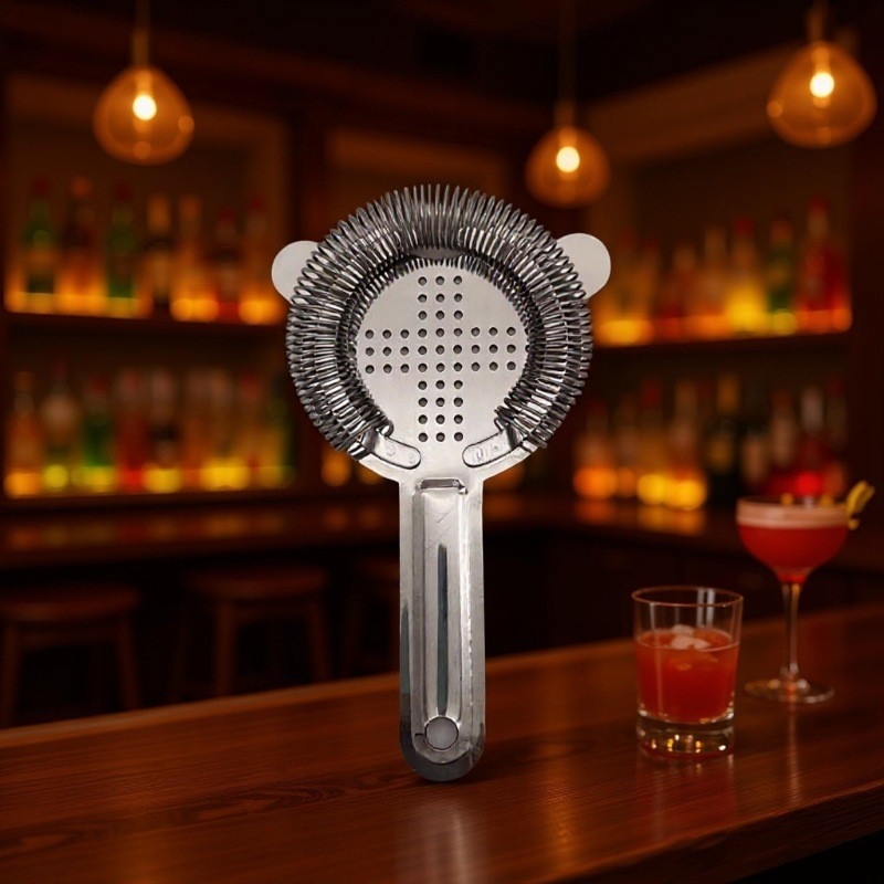 Filtru din oțel inoxidabil pentru bar, strecurător de gheață și separator de gheață – Unelte pentru cocktailuri și accesorii de vin