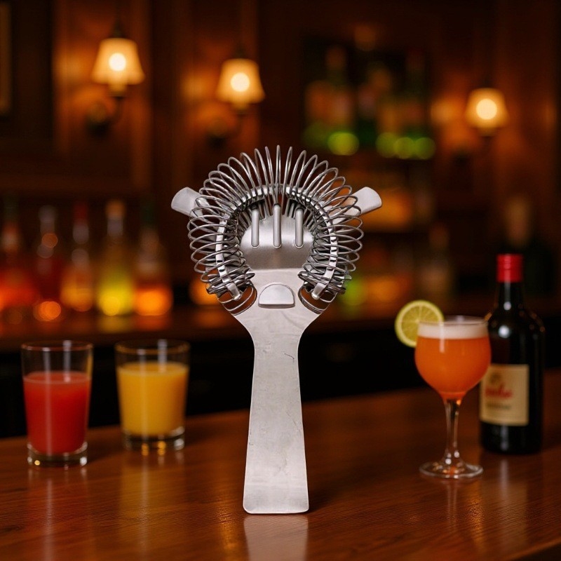 Filtru din oțel inoxidabil pentru bar, strecurător de gheață și separator de gheață – Unelte pentru cocktailuri și accesorii de vin