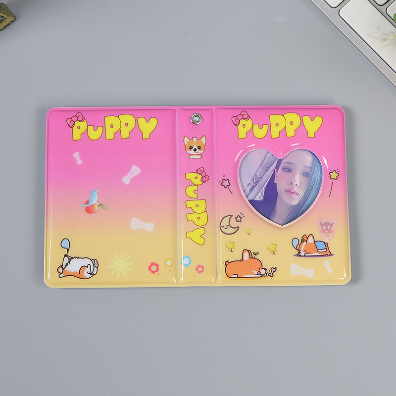 Album foto desen animat de 3 inci, cu pagini pentru o singură cartelă, compact pentru fotografii Instax