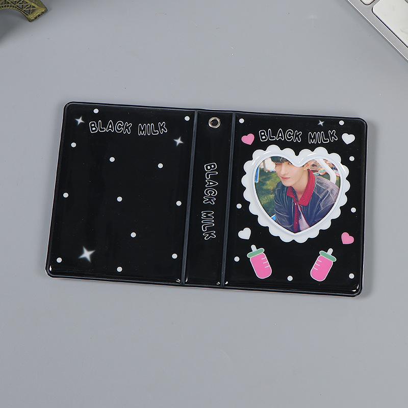 Album foto desen animat de 3 inci, cu pagini pentru o singură cartelă, compact pentru fotografii Instax