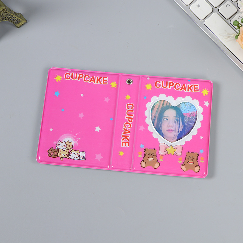 Album foto desen animat de 3 inci, cu pagini pentru o singură cartelă, compact pentru fotografii Instax