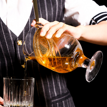 Pahar înalt din cristal, stil japonez, pentru amestecarea cocktailurilor