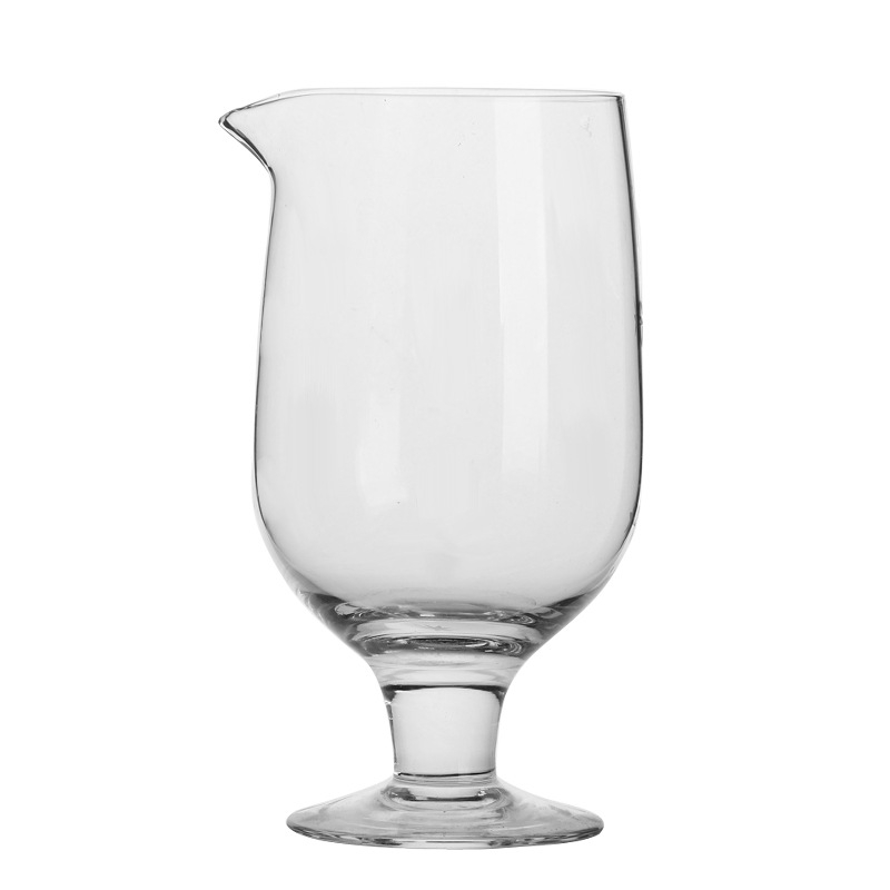 Pahar înalt din cristal, stil japonez, pentru amestecarea cocktailurilor