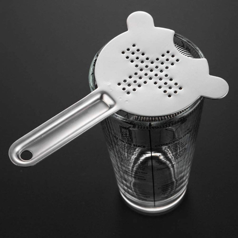 Filtru de gheață din oțel inoxidabil pentru cocktailuri, îngroșat