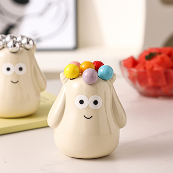 Set de furculițe ceramice pentru fructe și deserturi, design minimalist modern pentru uz casnic