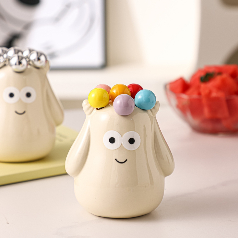 Set de furculițe ceramice pentru fructe și deserturi, design minimalist modern pentru uz casnic