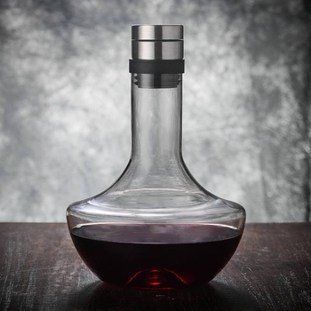Decantor din cristal fără plumb, stil european, pentru aerare rapidă a vinului