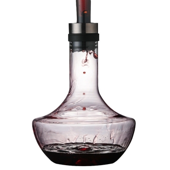 Decantor din cristal fără plumb, stil european, pentru aerare rapidă a vinului