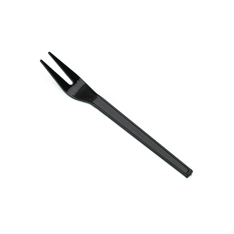 Furculiță de fructe din plastic, de unică folosință, îngroșată, pentru degustare, deserturi — ambalare individuală