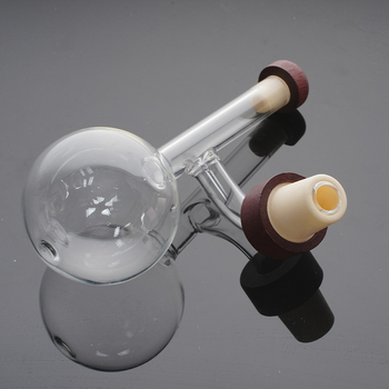 Decantor din sticlă transparent, în formă de piersică, pentru vin roșu și whiskey, portabil, turnare rapidă, design sferic