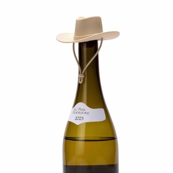 Dop din silicon pentru sticla de vin roșu, în formă de pălărie de cowboy