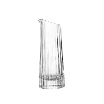 Set de pahare de vin din cristal cu model vertical, include un pahar mic de vin și un dispozitiv de turnare pentru uz casnic