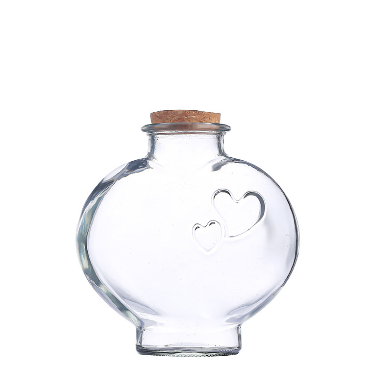 DIY staklena boca s koricom u obliku srca za želje, boca za svijeće, boca s zvijezdama i oceanom (80/160/350/650 ml)