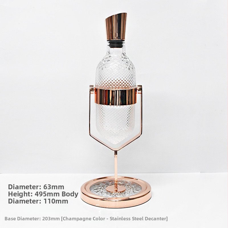 Decantator suspendat pentru vin roșu, aerare rapidă, cutie cadou de lux, design creativ, stil retro elegant