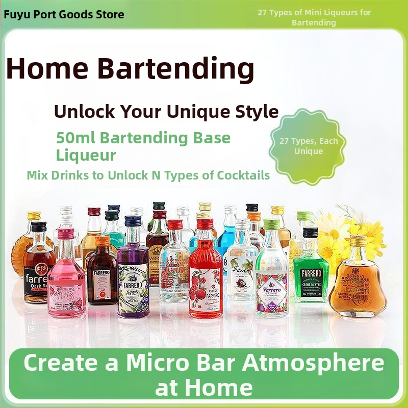 Fu Yu Bază de cocktailuri – Set de mini sticle pentru începători