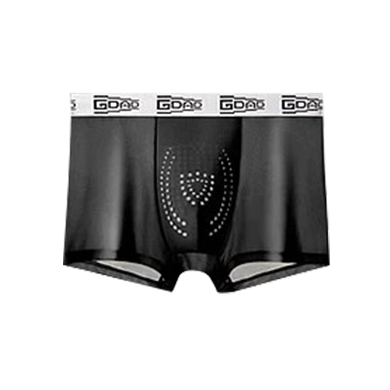 Muške bezšivne bokserice od ice-silk materijala, udobne koži, masažne čestice, ljetni model
