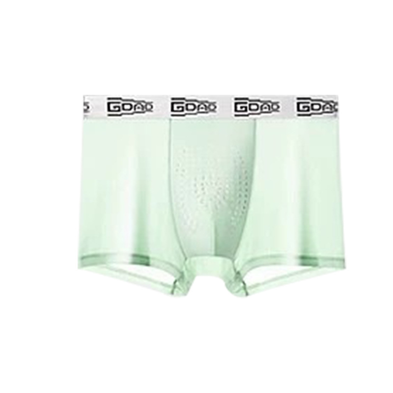 Muške bezšivne bokserice od ice-silk materijala, udobne koži, masažne čestice, ljetni model
