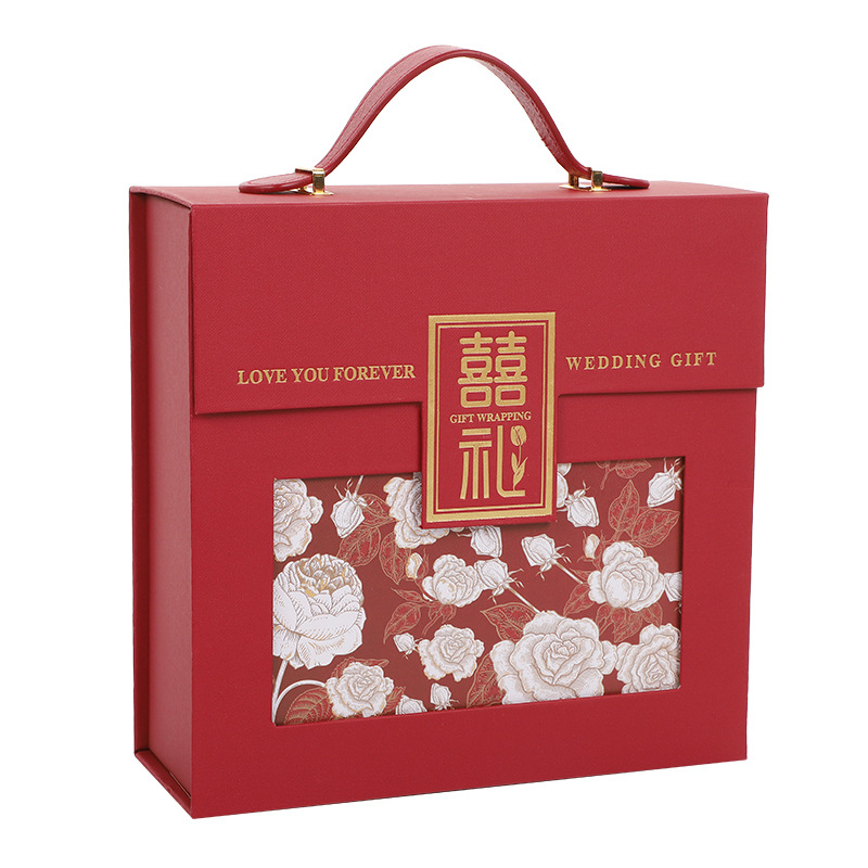 Cutie de cadouri pentru nunta în stil chinezesc pentru domnișoarele de onoare, cutie elegantă pentru cadouri pentru invitați la nuntă, cutie goală pentru ceaiul de nuntă