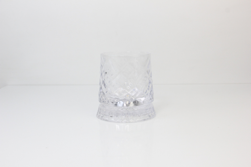 Set de decantator din cristal Star Diamond, rotativ, cu pahare pentru băuturi spirtoase