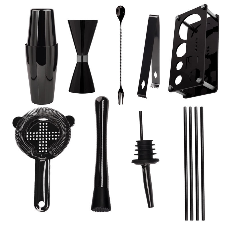 Set Boston pentru cocktail din oțel inox 304 într-o cutie cadou, shaker manual pentru ceai cu lămâie și ceai cu lapte