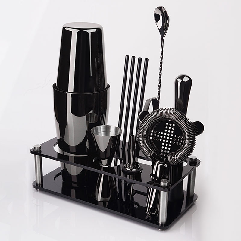 Set Boston pentru cocktail din oțel inox 304 într-o cutie cadou, shaker manual pentru ceai cu lămâie și ceai cu lapte