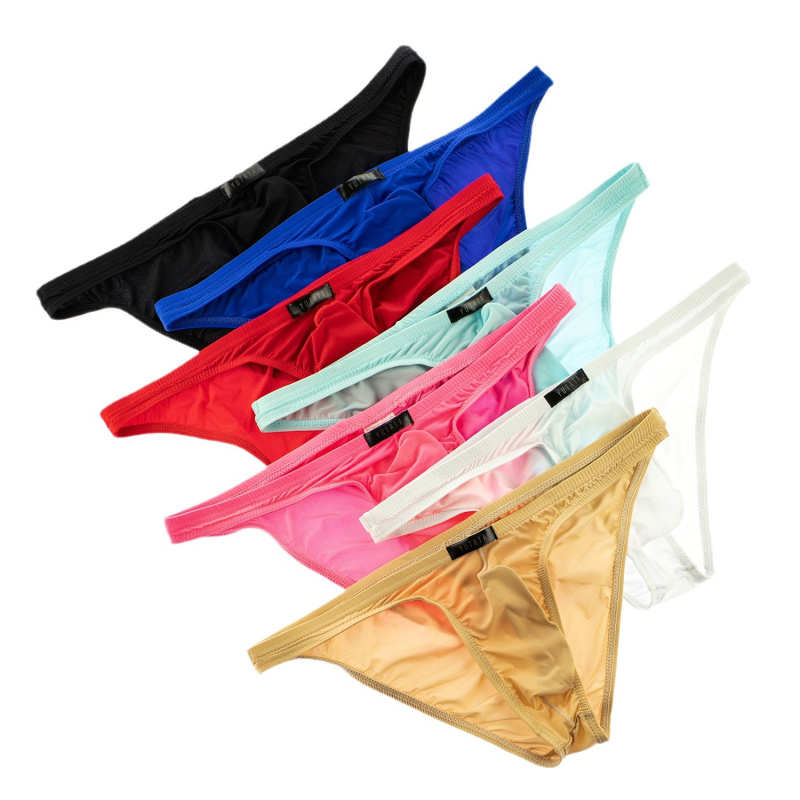 Muške seksi gaćice od Ice Silk, sedmobojne, niskog struka, prozračne, brzo sušeće