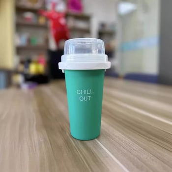 Cupă din silicon pentru băuturi răcoritoare de vară — răcire rapidă