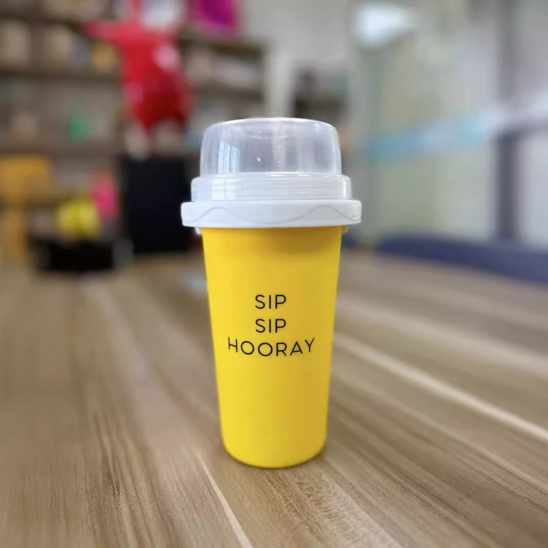 Cupă din silicon pentru băuturi răcoritoare de vară — răcire rapidă